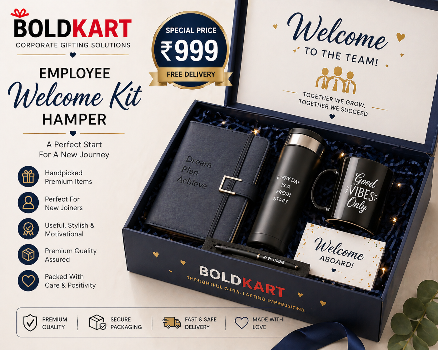 🎁 Employee Welcome Kit Hamper