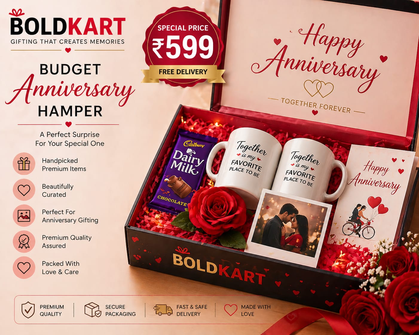 ❤️ Budget Anniversary Hamper 🎁✨