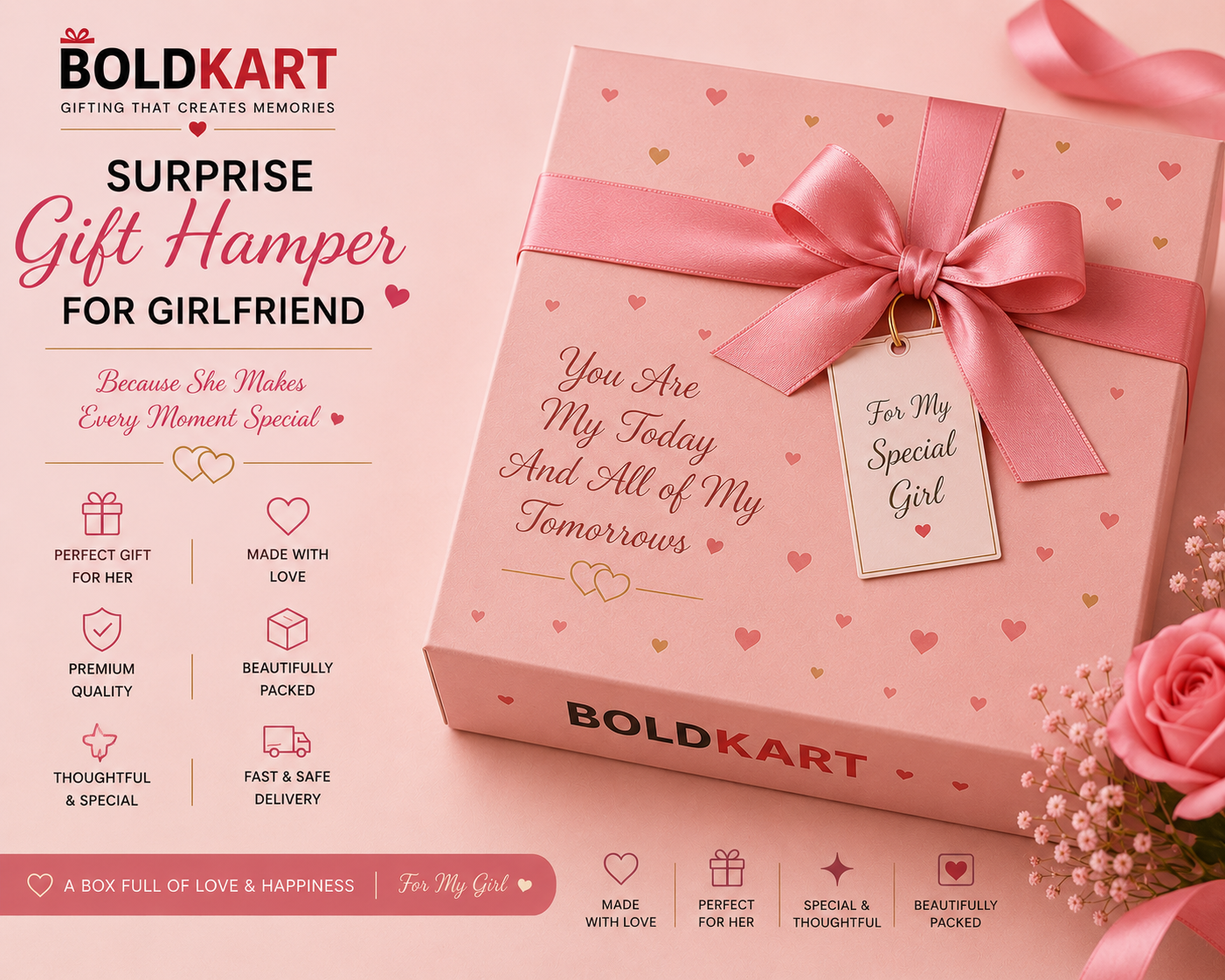 Surprise Gift Hamper for Girlfriend